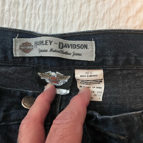 Harley-Davidson Bootcut Jean - Dark Indigo 38x32 - Picture 3 of 6